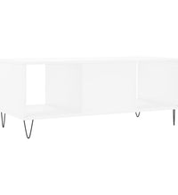 Couchtisch Weiß 102x50x40 cm Holzwerkstoff