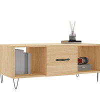 Couchtisch Sonoma-Eiche 102x50x40 cm Holzwerkstoff