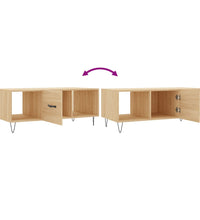 Couchtisch Sonoma-Eiche 102x50x40 cm Holzwerkstoff