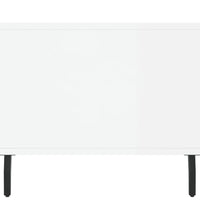 Couchtisch Hochglanz-Weiß 102x50x40 cm Holzwerkstoff
