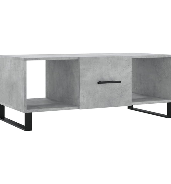 Couchtisch Betongrau 102x50x40 cm Holzwerkstoff