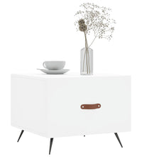 Couchtische 2 Stk. Weiß 50x50x40 cm Holzwerkstoff