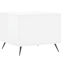 Couchtische 2 Stk. Hochglanz-Weiß 50x50x40 cm Holzwerkstoff