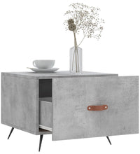 Couchtische 2 Stk. Betongrau 50x50x40 cm Holzwerkstoff