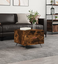 Couchtisch Räuchereiche 50x50x40 cm Holzwerkstoff