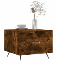 Couchtische 2 Stk. Räuchereiche 50x50x40 cm Holzwerkstoff