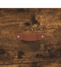 Couchtische 2 Stk. Räuchereiche 50x50x40 cm Holzwerkstoff