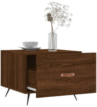 Couchtische 2 Stk. Braun Eichen-Optik 50x50x40 cm Holzwerkstoff