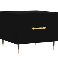 Couchtisch Schwarz 50x50x40 cm Holzwerkstoff