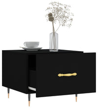 Couchtisch Schwarz 50x50x40 cm Holzwerkstoff