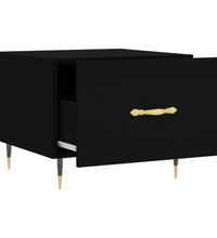 Couchtisch Schwarz 50x50x40 cm Holzwerkstoff