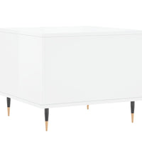 Couchtische 2 Stk. Hochglanz-Weiß 50x50x40 cm Holzwerkstoff