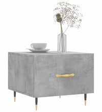 Couchtisch Betongrau 50x50x40 cm Holzwerkstoff