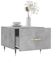 Couchtisch Betongrau 50x50x40 cm Holzwerkstoff
