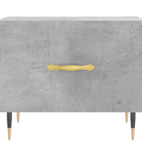 Couchtisch Betongrau 50x50x40 cm Holzwerkstoff
