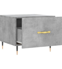 Couchtisch Betongrau 50x50x40 cm Holzwerkstoff