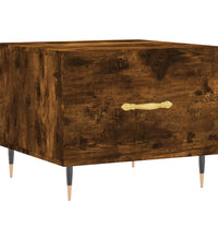 Couchtisch Räuchereiche 50x50x40 cm Holzwerkstoff