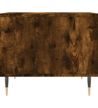 Couchtische 2 Stk. Räuchereiche 50x50x40 cm Holzwerkstoff