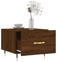 Couchtisch Braun Eichen-Optik 50x50x40 cm Holzwerkstoff