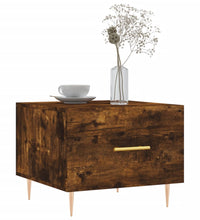 Couchtische 2 Stk. Räuchereiche 50x50x40 cm Holzwerkstoff