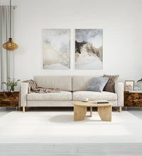 Couchtische 2 Stk. Räuchereiche 50x50x40 cm Holzwerkstoff