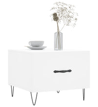 Couchtische 2 Stk. Weiß 50x50x40 cm Holzwerkstoff