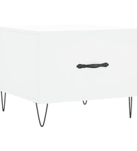 Couchtische 2 Stk. Weiß 50x50x40 cm Holzwerkstoff