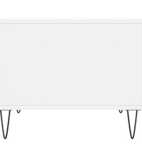 Couchtische 2 Stk. Weiß 50x50x40 cm Holzwerkstoff