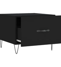 Couchtisch Schwarz 50x50x40 cm Holzwerkstoff