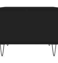 Couchtisch Schwarz 50x50x40 cm Holzwerkstoff