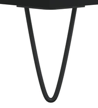 Couchtisch Schwarz 50x50x40 cm Holzwerkstoff