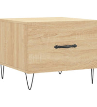Couchtisch Sonoma-Eiche 50x50x40 cm Holzwerkstoff