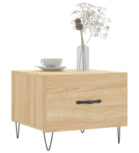 Couchtisch Sonoma-Eiche 50x50x40 cm Holzwerkstoff