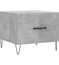 Couchtisch Betongrau 50x50x40 cm Holzwerkstoff