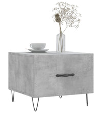 Couchtisch Betongrau 50x50x40 cm Holzwerkstoff