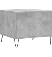 Couchtisch Betongrau 50x50x40 cm Holzwerkstoff