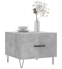 Couchtische 2 Stk. Betongrau 50x50x40 cm Holzwerkstoff