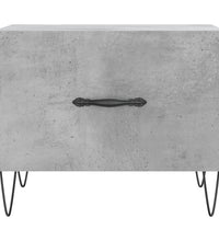 Couchtische 2 Stk. Betongrau 50x50x40 cm Holzwerkstoff