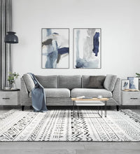 Couchtische 2 Stk. Betongrau 50x50x40 cm Holzwerkstoff