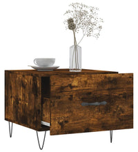 Couchtische 2 Stk. Räuchereiche 50x50x40 cm Holzwerkstoff