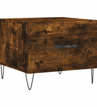 Couchtische 2 Stk. Räuchereiche 50x50x40 cm Holzwerkstoff