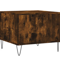 Couchtische 2 Stk. Räuchereiche 50x50x40 cm Holzwerkstoff