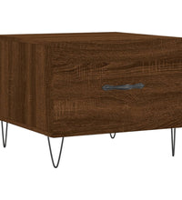 Couchtisch Braun Eichen-Optik 50x50x40 cm Holzwerkstoff