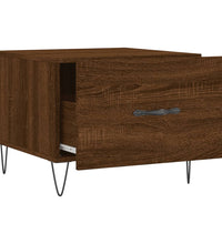 Couchtisch Braun Eichen-Optik 50x50x40 cm Holzwerkstoff