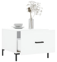 Couchtische 2 Stk. Weiß 50x50x40 cm Holzwerkstoff