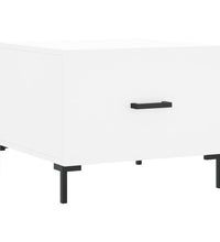 Couchtische 2 Stk. Weiß 50x50x40 cm Holzwerkstoff