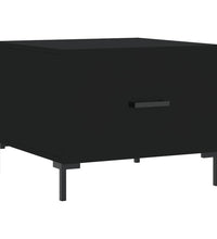 Couchtisch Schwarz 50x50x40 cm Holzwerkstoff