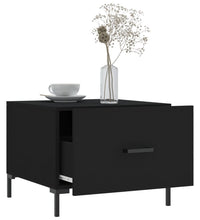 Couchtisch Schwarz 50x50x40 cm Holzwerkstoff