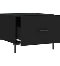 Couchtisch Schwarz 50x50x40 cm Holzwerkstoff