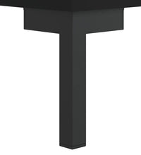 Couchtisch Schwarz 50x50x40 cm Holzwerkstoff